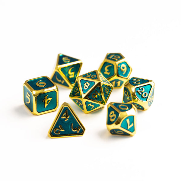 7pc RPG Set - Mythica Gold Aquamarine