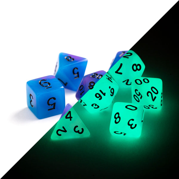 7pc RPG Set - Glow-in-the-Dark - Eldritch Blast