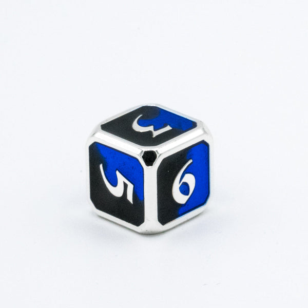 Single d6 - Mythica Dark Arts Riptide by Die Hard Dice