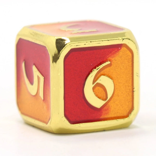 Single d6 - Mythica Spellbinder Phoenix by Die Hard Dice