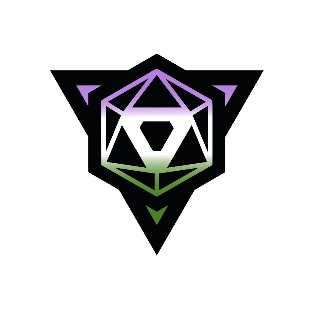 Die Hard Dice Pride Sticker - Gender Queer