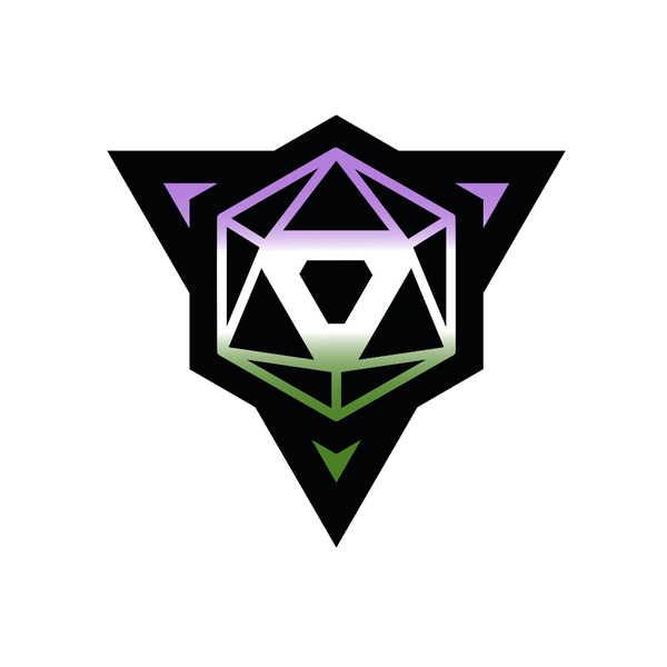 Die Hard Dice Pride Sticker - Gender Queer