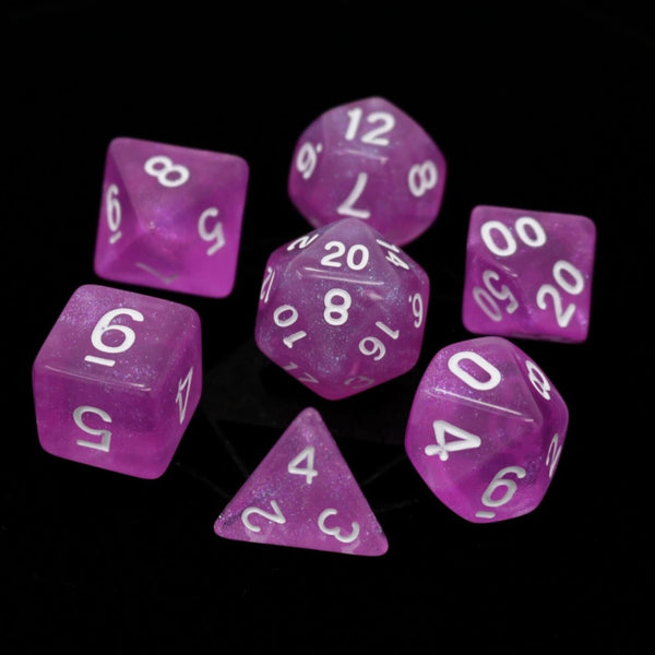 7pc RPG Set - Sakura with White