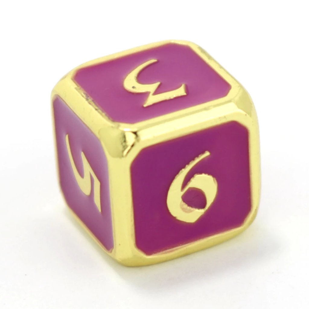 Single d6 - AfterDark Mythica Neon Nightlife by Die Hard Dice