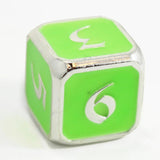 Single d6 - AfterDark Mythica Neon Rave by Die Hard Dice