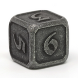 Single d6 - Mythica Dark Iron by Die Hard Dice