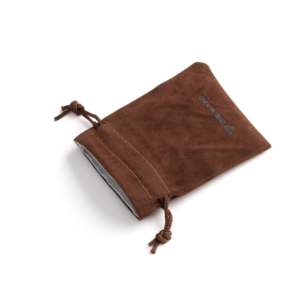 Velvet Dice Bag - Small Brown