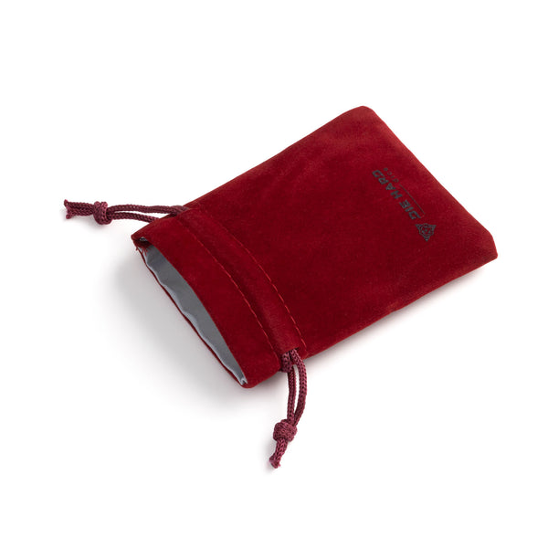 Velvet Dice Bag - Small Red