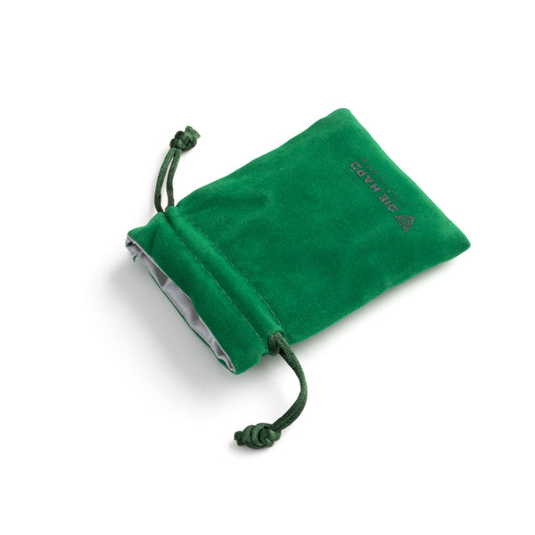 Velvet Dice Bag - Small Green