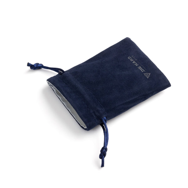 Velvet Dice Bag - Small Navy Blue