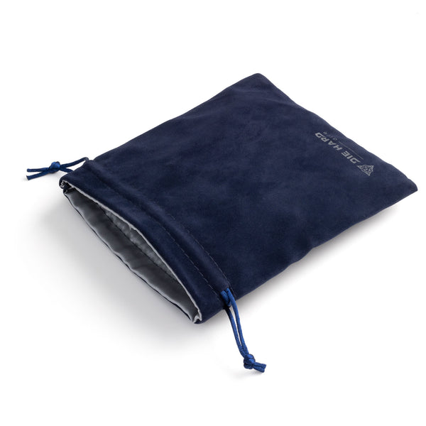 Velvet Dice Bag - Medium Navy Blue
