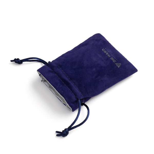 Velvet Dice Bag - Small Blue Anemone