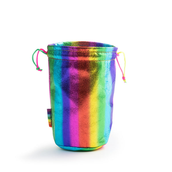 Flat Bottomed Dice Bag - Celebrate Pride - Rainbow