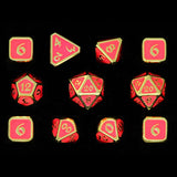 11 Piece RPG Set - AfterDark Mythica Neon Bloom by Die Hard Dice