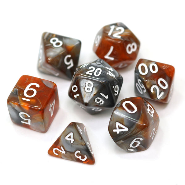 7pc RPG Set - Amber Shard