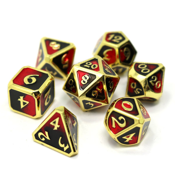 7 Piece RPG Set - Mythica Dark Arts Bloodbath by Die Hard Dice