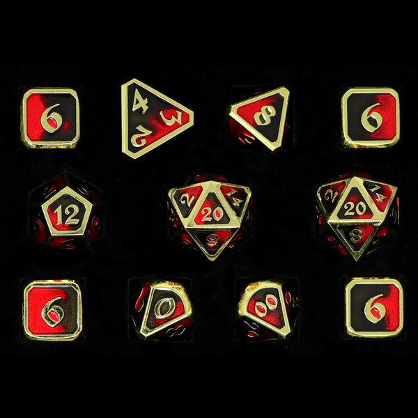 11 Piece RPG Set - Mythica Dark Arts Bloodbath by Die Hard Dice