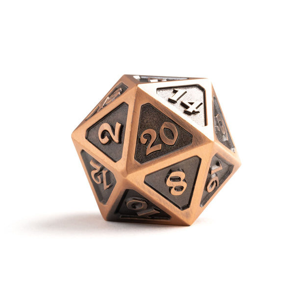 Dire d20 - Mythica Battleworn Copper