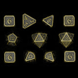 11 Piece RPG Set - Mythica Dark Gold by Die Hard Dice