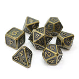 7 Piece RPG Set - Mythica Dark Gold by Die Hard Dice