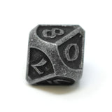 Single d10 - Mythica Dark Iron by Die Hard Dice