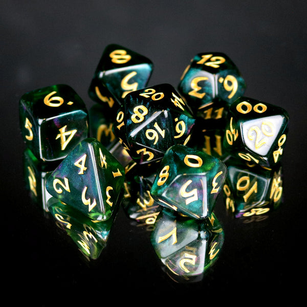 7pc RPG Set - Elessia Moonstone Farallon with Gold