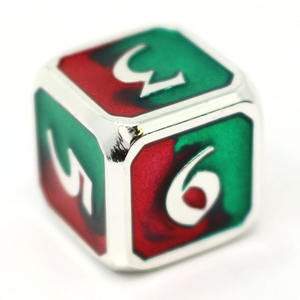 Single d6 - Mythica Spellbinder Holly Daze by Die Hard Dice