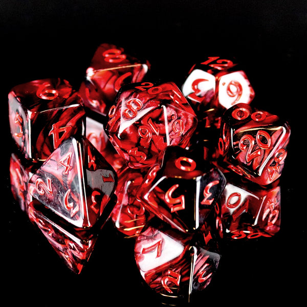 7pc RPG Set - Elessia Kybr - Inquisitor with Red