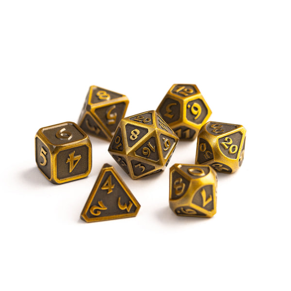 7pc RPG Set - Mythica Battleworn Gold