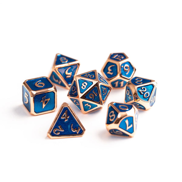 7pc RPG Set - Mythica Copper Aquamarine