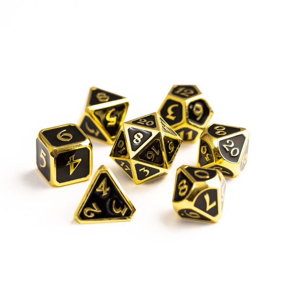 7pc RPG Set - Mythica Gold Onyx