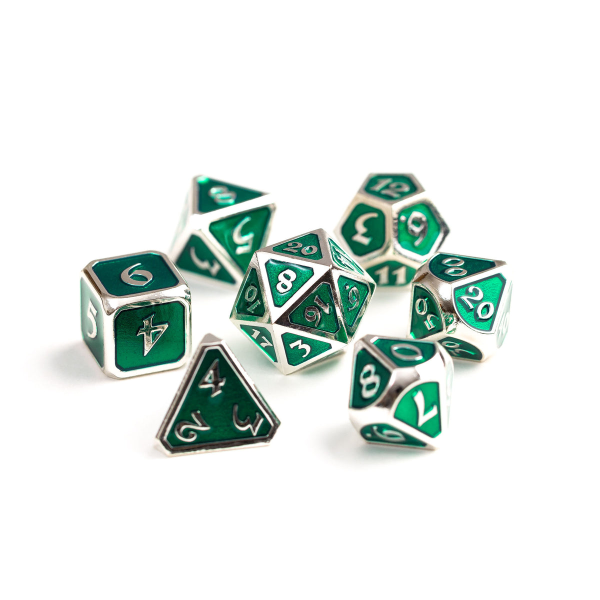 7pc RPG Set - Mythica Platinum Emerald