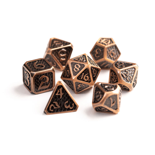 7pc RPG Set - Drakona Eldric Cuprum