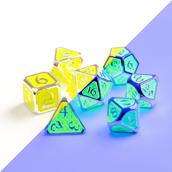 7pc RPG Set - AfterDark Drakona Phosphor