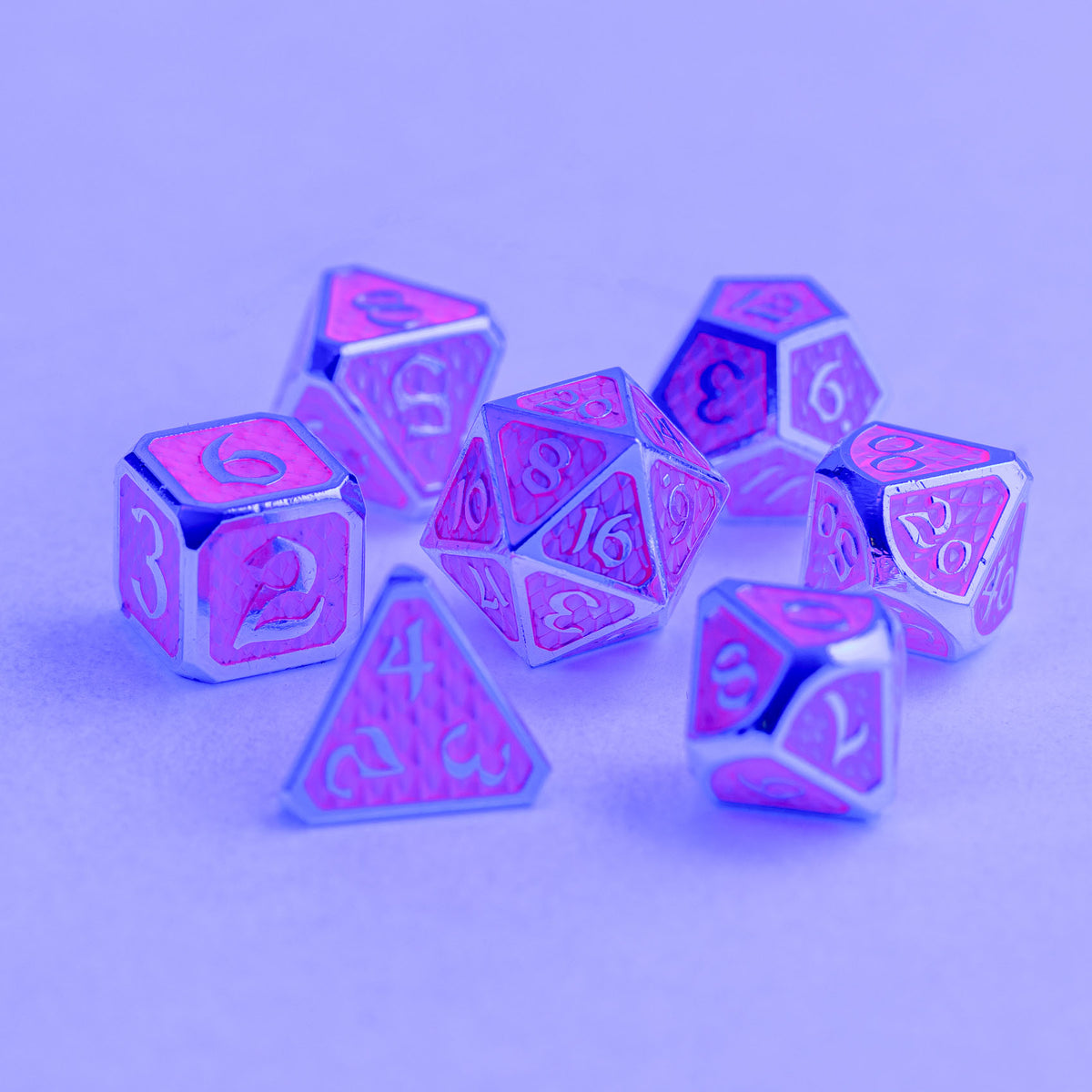 7pc RPG Set - AfterDark Drakona Aragonite