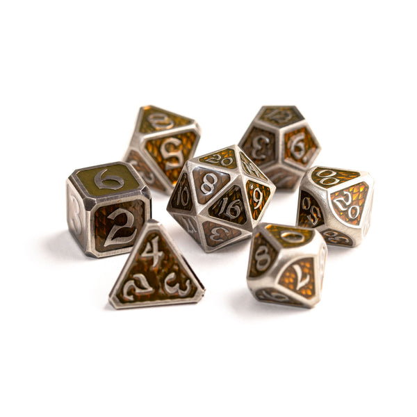 7pc RPG Set - Drakona Gemtooth - Diaphan