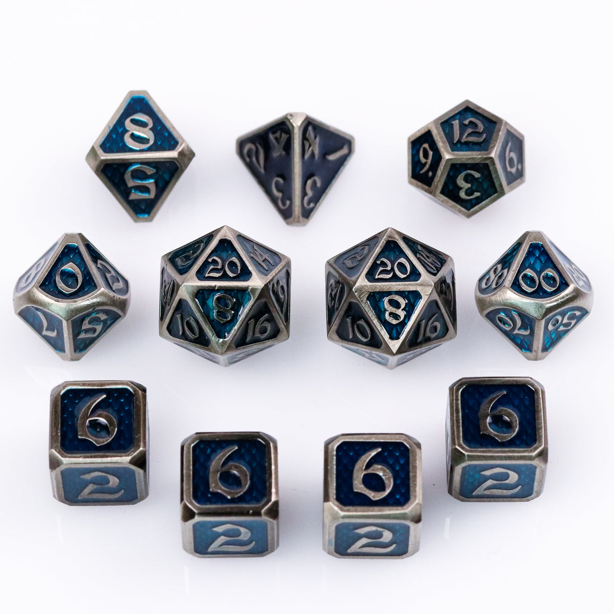 11pc RPG Set - Drakona Gemtooth - Batholain