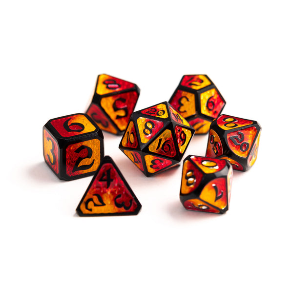 7pc RPG Set - Drakona Embers Nali