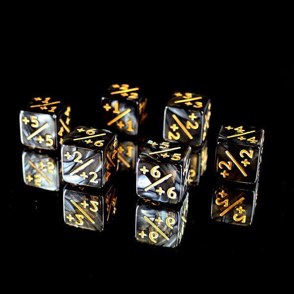 Positive 6pc Counter Set - Smoke for MTG