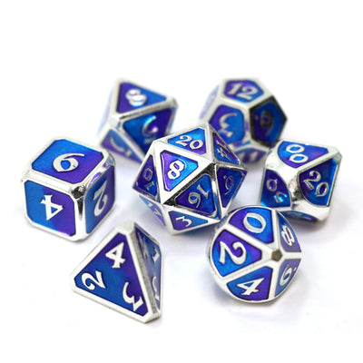 7 Piece RPG Set - Mythica Spellbinder Nightfall by Die Hard Dice