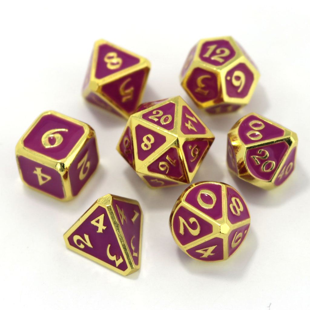 7 Piece RPG Set - AfterDark Mythica Neon Nightlife by Die Hard Dice