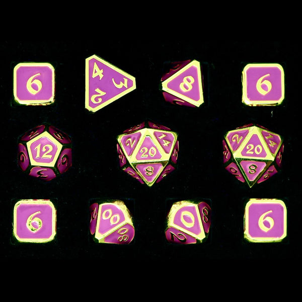 11 Piece RPG Set - AfterDark Mythica Neon Nightlife by Die Hard Dice