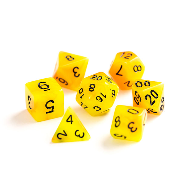 7pc RPG Set - Glow-in-the-Dark - Alchemists Fire