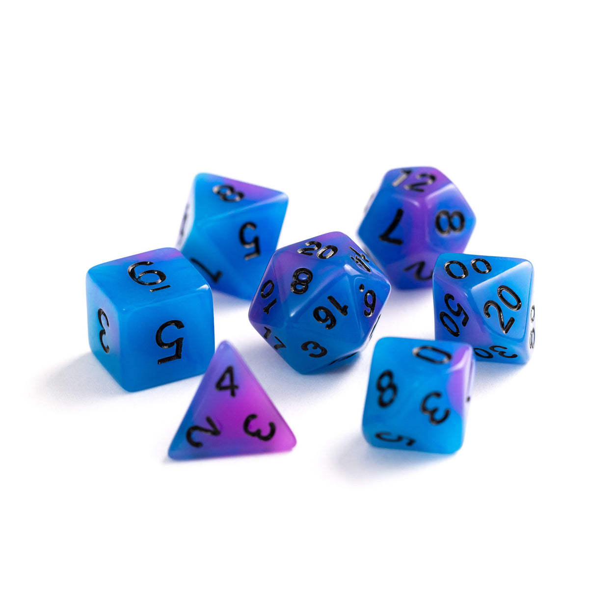 7pc RPG Set - Glow-in-the-Dark - Eldritch Blast