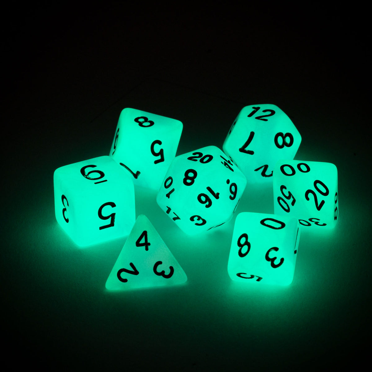 7pc RPG Set - Glow-in-the-Dark - Eldritch Blast