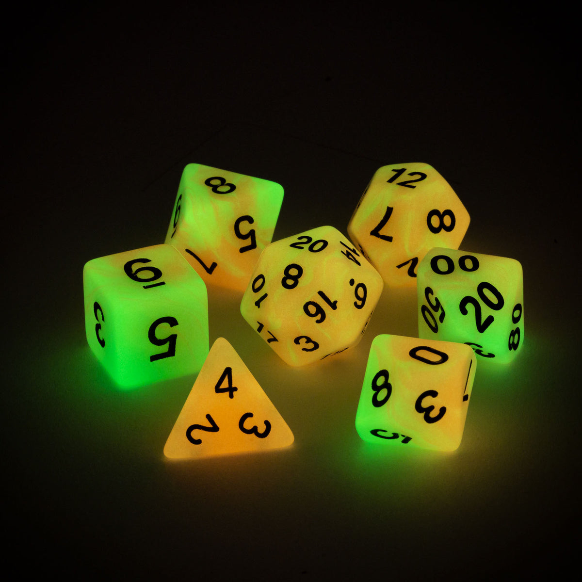 7pc RPG Set - Glow-in-the-Dark - Poison Ivy