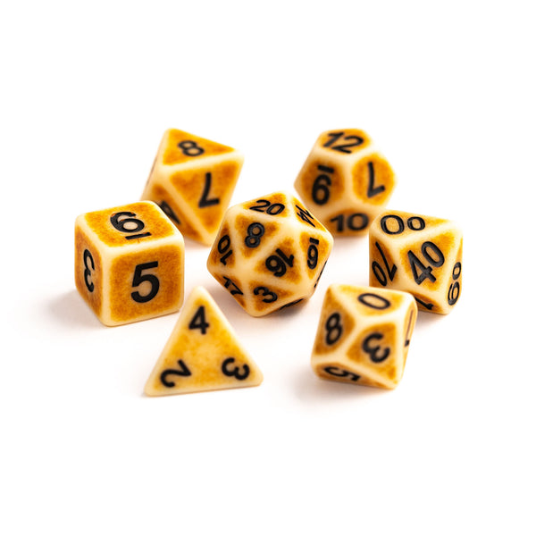 7pc RPG Set - Bone Ancient