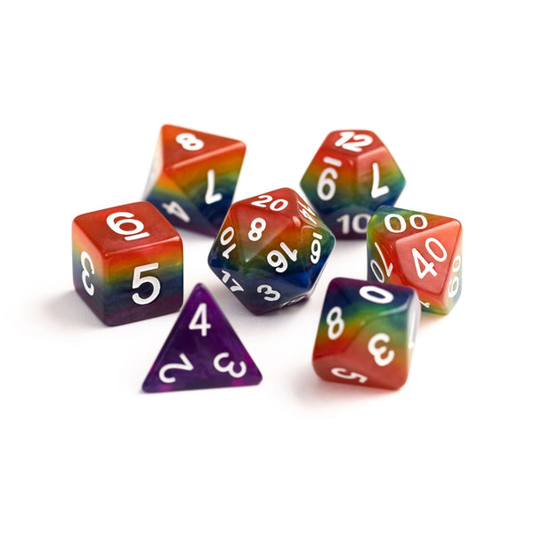 7pc RPG Set - Rainbow