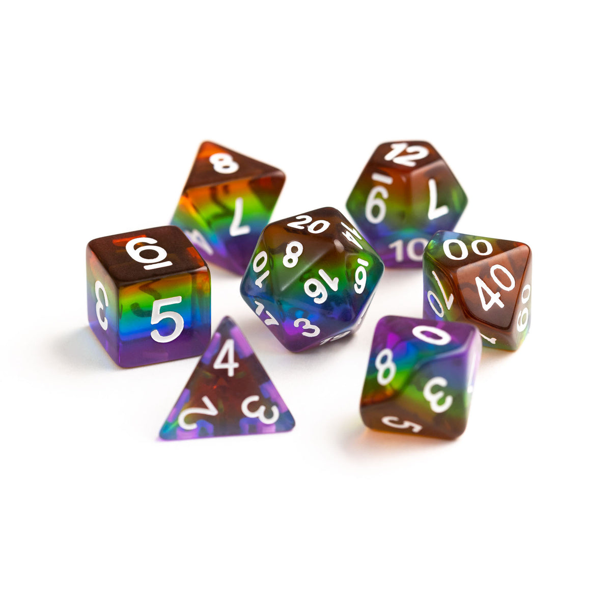 7pc RPG Set - Prismatic Rainbow