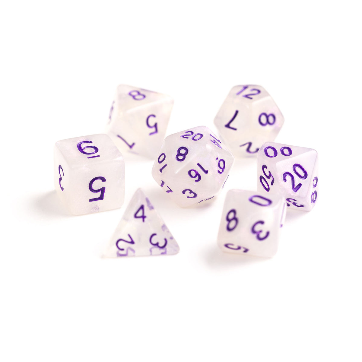 7pc RPG Set - Purple Moonstone
